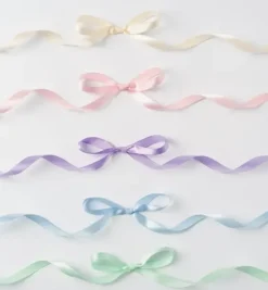 Satengbånd pastell mix