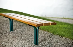 Scandinavia parkbenk uten rygg