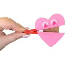 Selvklebende hjerter og stjerner