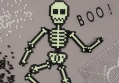 Selvlysende skjelett av perler- idépakke