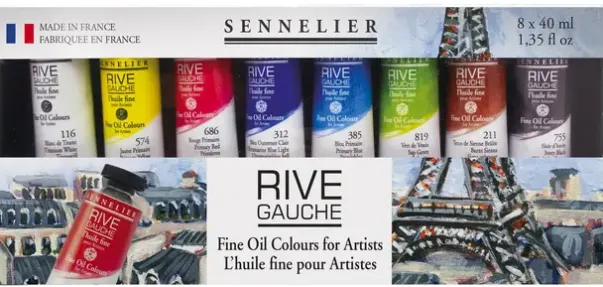 Sennelier oljemaling Rive Gauche
