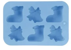 Silikonform julestrømper og klokker