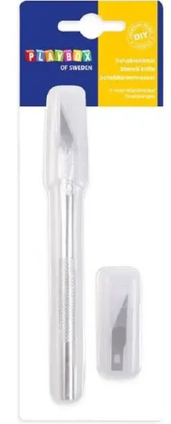 Sjablonkniv inkl. 5 blader