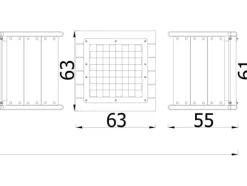 Sjakkbord m 2 stoler