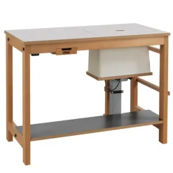 Sjöbergs sybord l. grå m. elektrisk heis