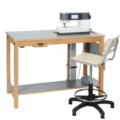 Sjöbergs sybord m. grå m. elektrisk heis