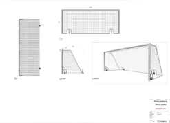 Smartlift fotballmål 7'er