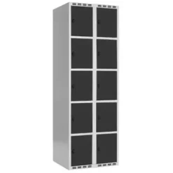 SMG garderobeskap 5-delt 2 søyler antr.