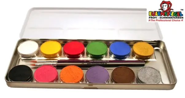 Sminkepalett grunnfarger