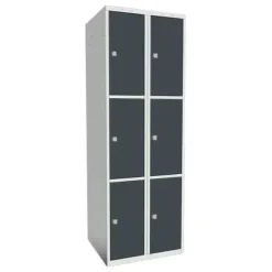 SMT skoleskap 3-delt 2 søyler antr.