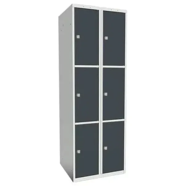 SMT skoleskap 3-delt 2 søyler antr.