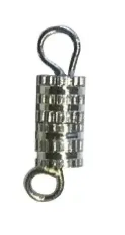 Smykkelås skruemodell sølv