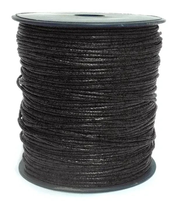 Smykkesnor syntetisk skinn sort