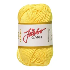 Soft bomullsgarn gul