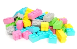 SOFT byggeklosser pastell