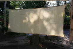 Solseil firkantet for sidemontering