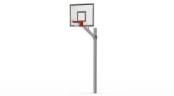 Street basketballstativ med dunkekurv