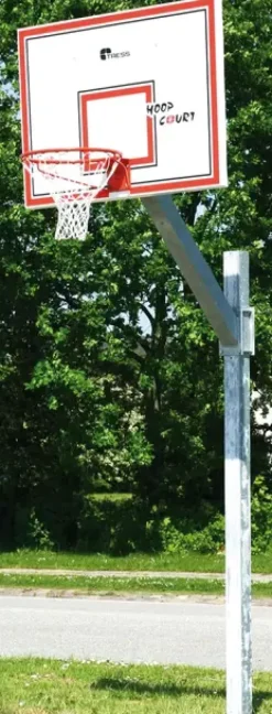 Street basketballstativ standard kurv