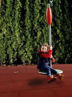 Støtmatter rødbrun 30 mm