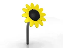 Sunflower petal drum forankring i jord