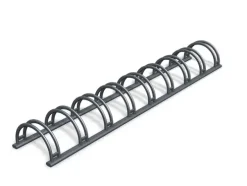 Sykkelstativ Park for 9 sykler sort