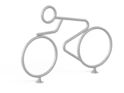 Sykkelstativ syklisten