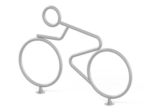 Sykkelstativ syklisten