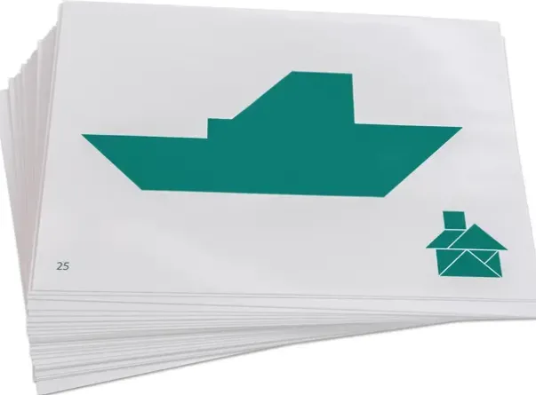 Tangram illustrasjonskort