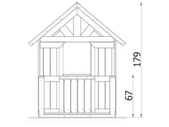 Terra lekehus med terrasse
