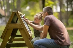 Terra tosidig tavle med benker