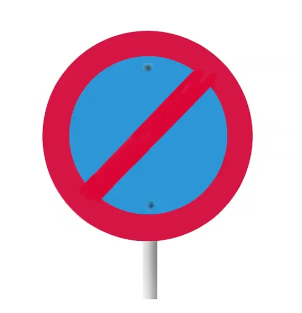 Trafikkskilt Parkering forbudt