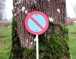 Trafikkskilt Parkering forbudt