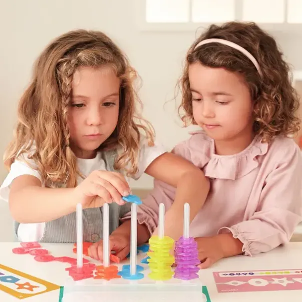 Transparent telle- og sorteringssett