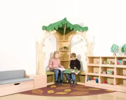 Trehuset lesehjørne