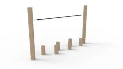 Trigonor Basic balansestolper med tau