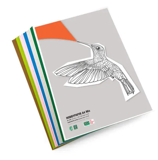 Trigonor hobbykartong A4 mix