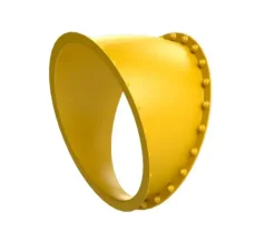 Tunnelsklie rørelement 32° vinkel gul