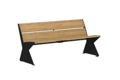 Tuva Rest benk med rygg