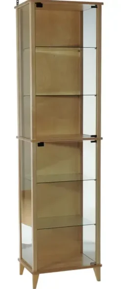 Utstillingsskap bjørk