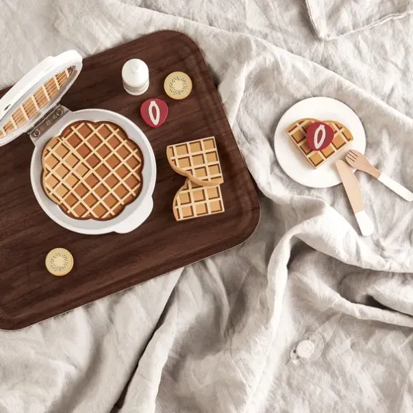 Vaffeljern med tilbehør