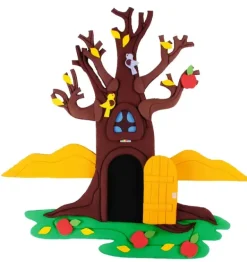 Veggdekorasjon epletre i 4 årstider