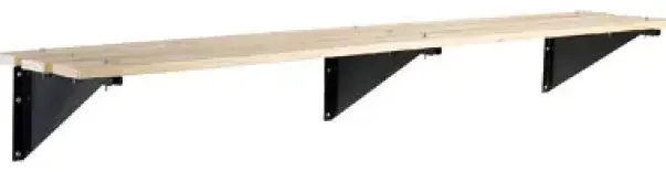 Veggmontert sittebenk