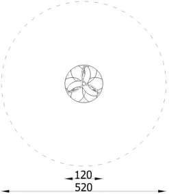 Vento karusell med sittepanel